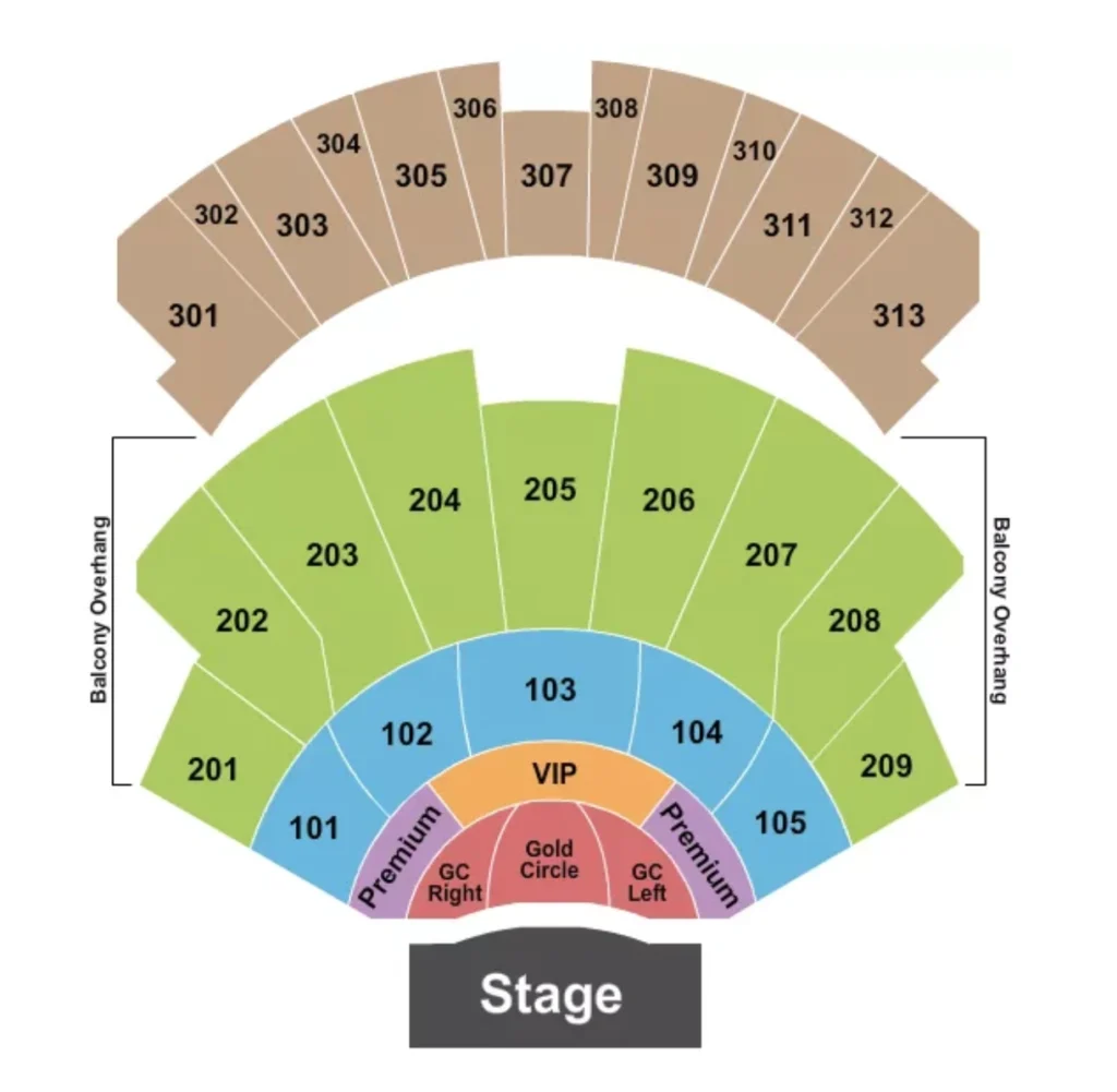 PH Live Theater Seating Chart